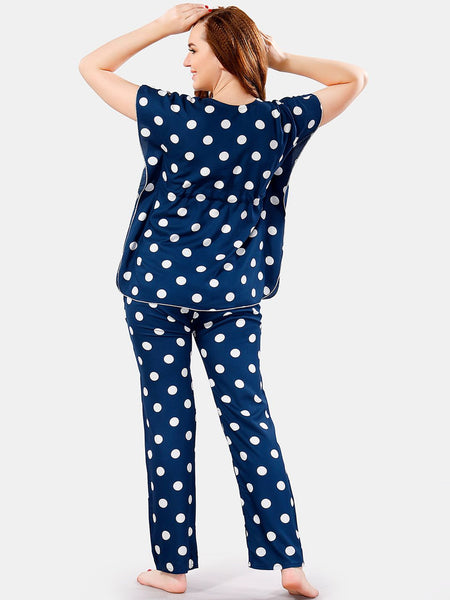 Be You Polka Dots Printed Night Suit