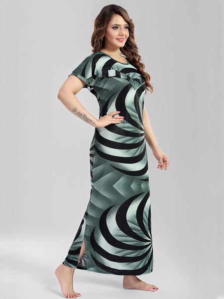 Be You Printed Maxi Maternity Nightdress