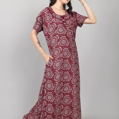 Be You Printed Maxi Nightdress