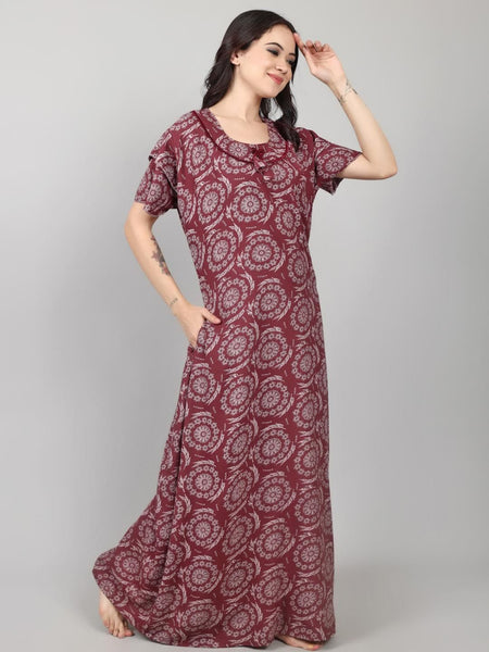 Be You Printed Maxi Nightdress