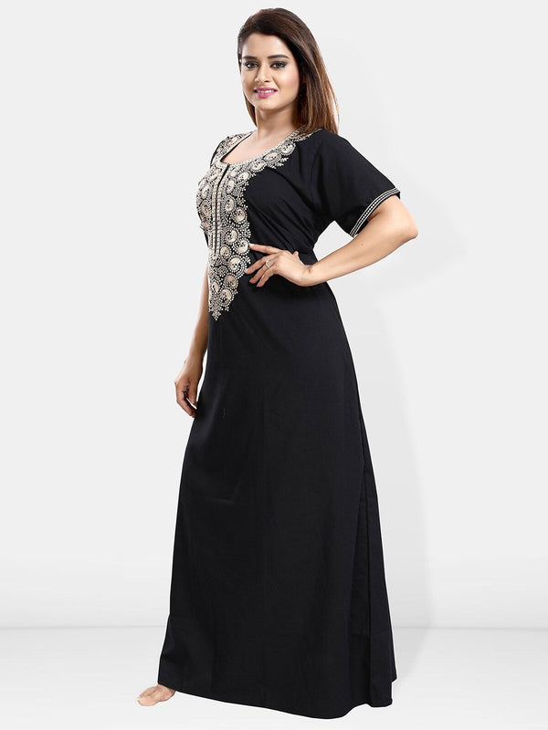 Be You Embroidered Maxi Nightdress