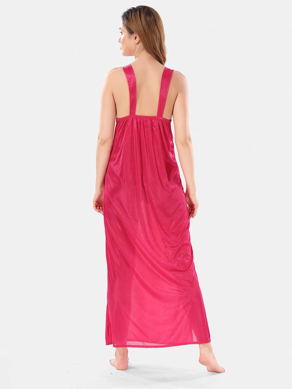 Be You Satin Maxi Nightdress With Robe