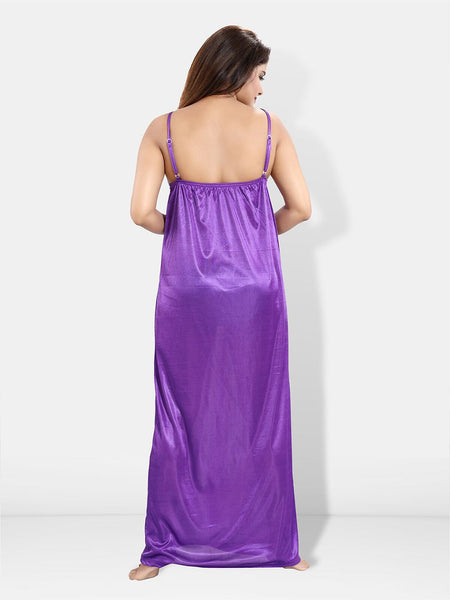 Be You Pack of 5 Lace Insert Satin Nightwear Set