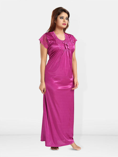 Be You Satin Maxi Sweat Nightdress
