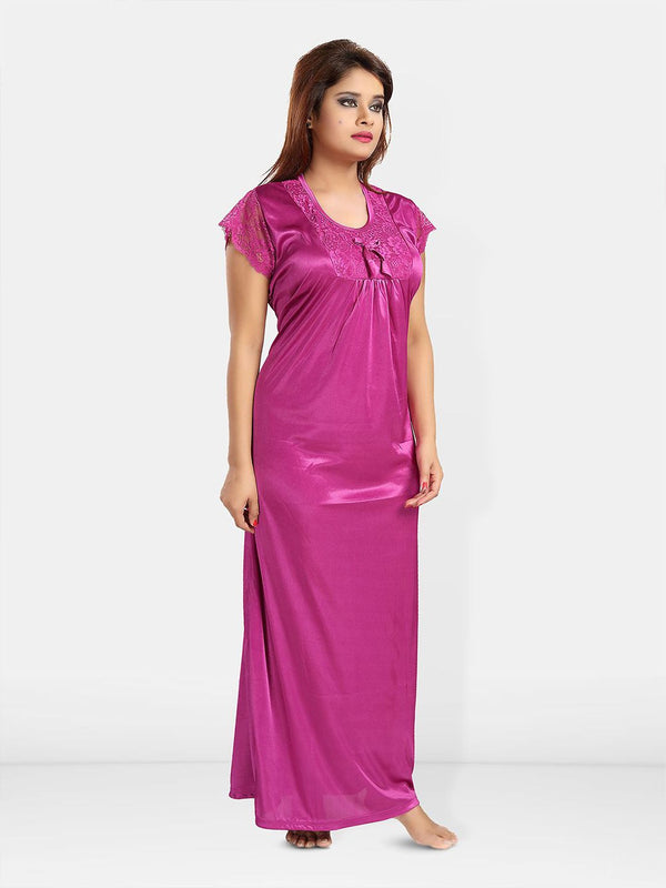 Be You Satin Maxi Sweat Nightdress