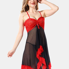 Be You Self Designed Net Baby Doll With Brief