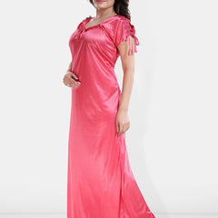 Be You V-Neck Satin Maxi Nightdress