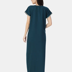Be You Floral Embroidered Maxi Nightdress