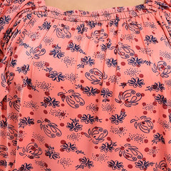 Be You Floral Printed Satin Maxi Nightdress