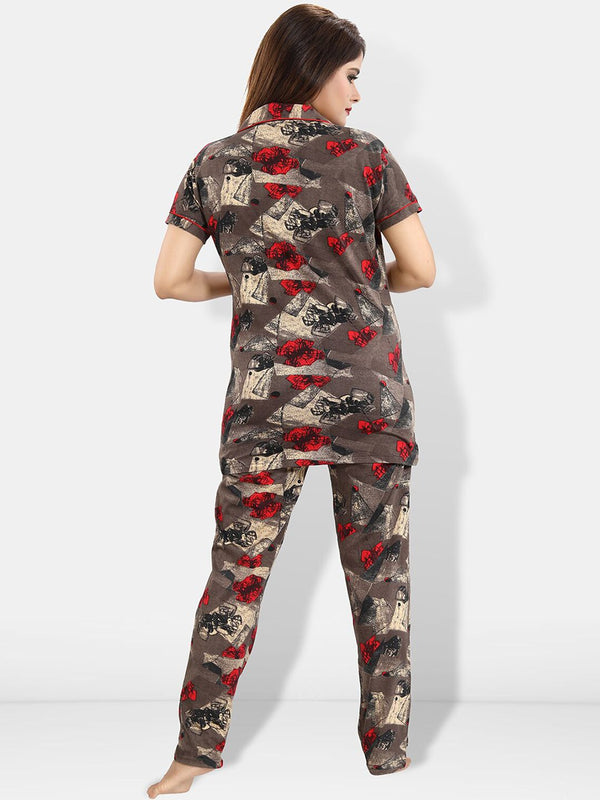 Be You Pack of 2 Printed Night suit