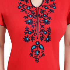 Be You Embroidered Maxi Nightdress
