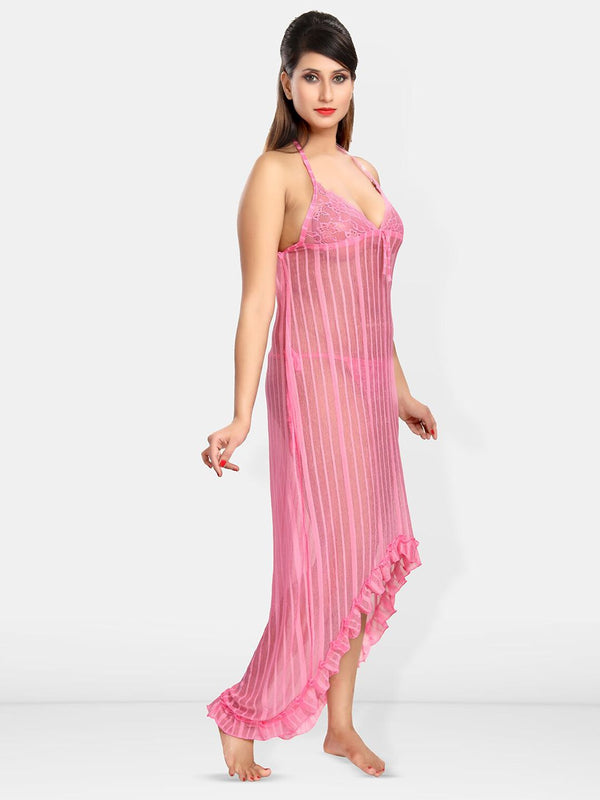 Be You Self Design Net Baby Doll With Brief