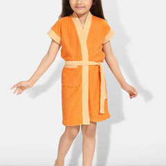 Be You Kids Terry Cotton Water Absorbent Bath Robe With Belt