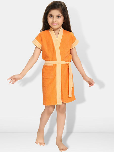 Be You Kids Terry Cotton Water Absorbent Bath Robe With Belt