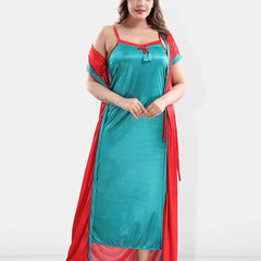 Be You V-Neck Maxi Nightdress With Robe
