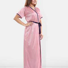 Be You V-Neck Maxi Wrap Nightdress with Robe