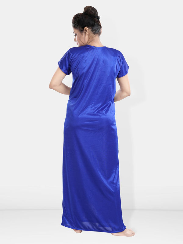 Be You Maxi Satin Wrap Nightdress With Robe