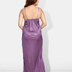 Be You V-Neck Maxi Wrap Nightdress With Robe