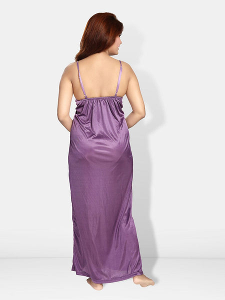 Be You V-Neck Maxi Wrap Nightdress With Robe