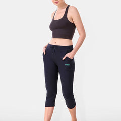 Be You Cotton Solid Three Fourth -Length Tights