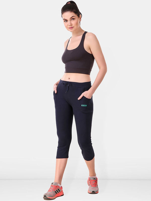 Be You Cotton Solid Three Fourth -Length Tights