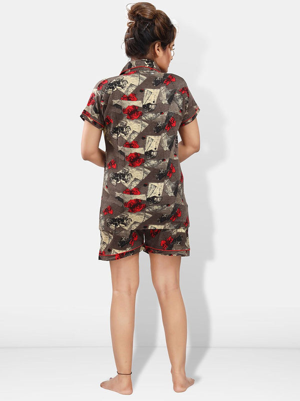 Be You Pack Of 2 Printed Night suits