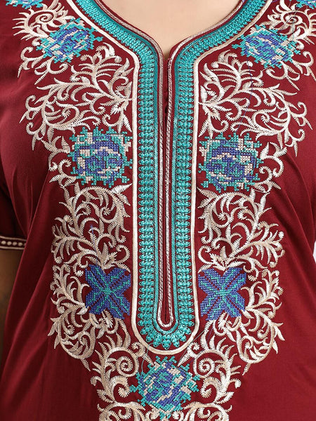 Be You Embroidered Maxi Nightdress