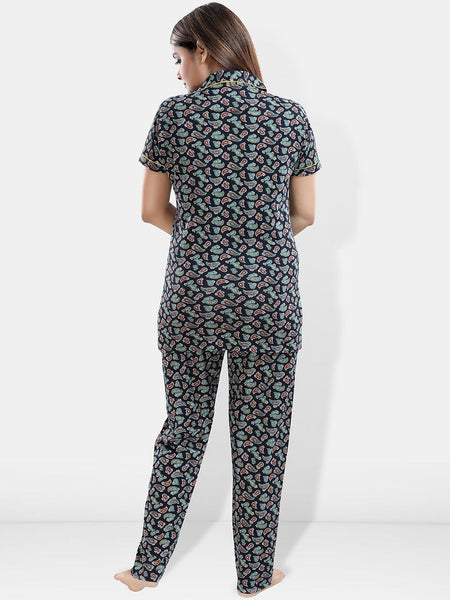 Be You Printed Shirt & Pyjama
