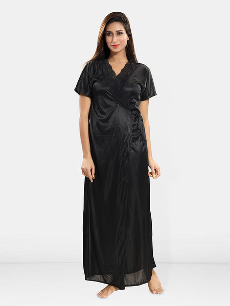 Be You Women Maxi Wrap Nightdress