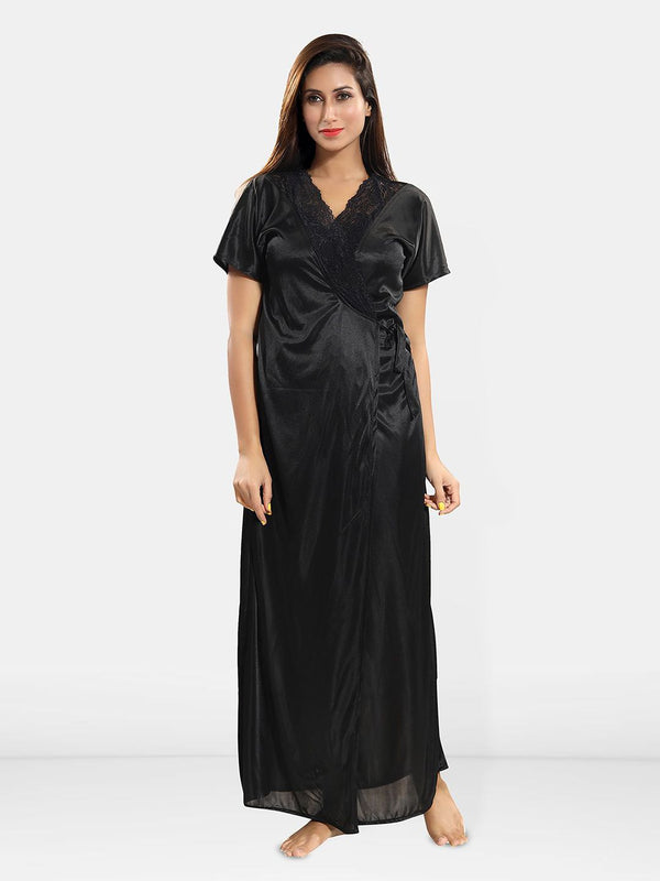 Be You Women Maxi Wrap Nightdress
