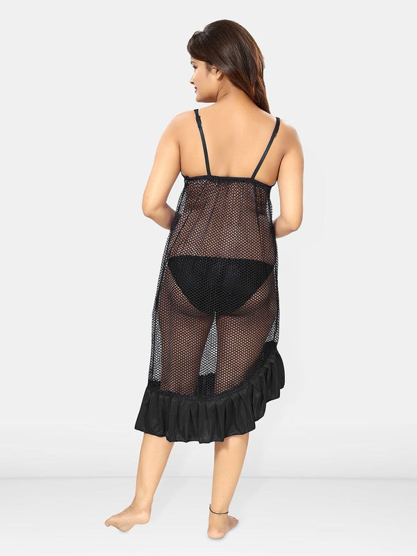 Be You V-Neck Maxi Wrap Nightdress