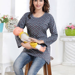 Be You Conversational Printed Maternity Top