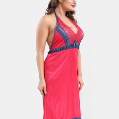 Be You Satin Wrap Nightdress With Robe