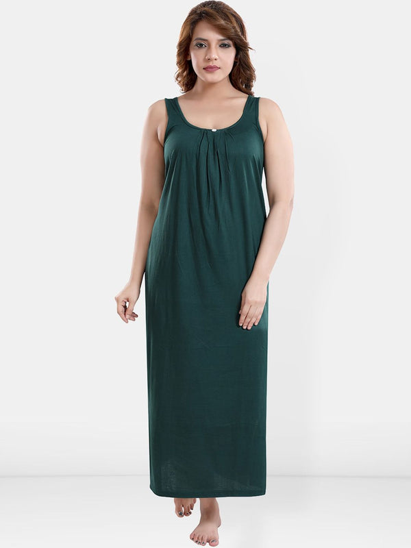 Be You Sleeveless Cotton Maxi Nightdress