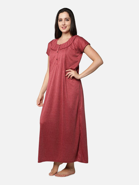Be You Striped Maternity Maxi Nightdress