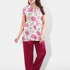 Be You Women Floral Printed Night suit