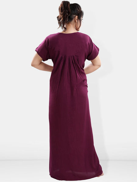 Be You V-Neck Maxi Sweat Nightdress