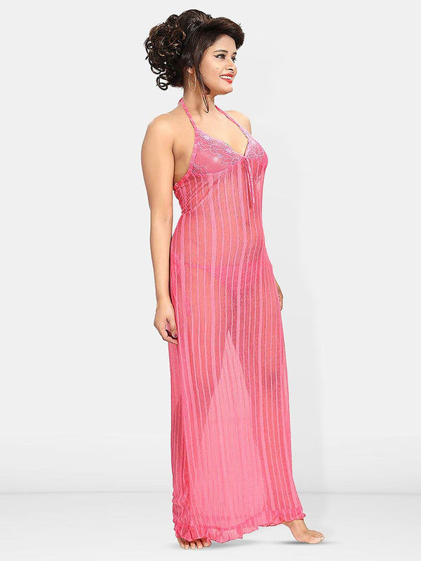 Be You Net Halter Neck Baby Doll