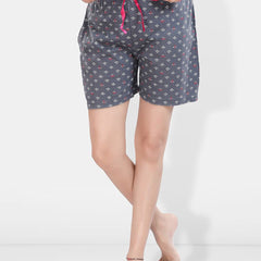 Be You Women Floral Printed Lounge Shorts