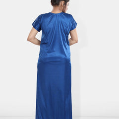 Be You Maxi Satin Wrap Nightdress With Robe