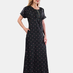 Be You Geometric Printed Maxi Nightdress