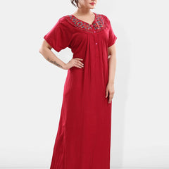 Be You V Neck Maxi Nightdress