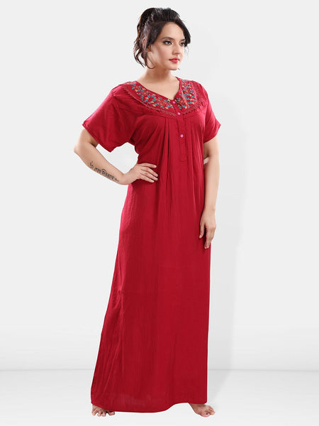 Be You V Neck Maxi Nightdress