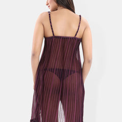 Be You Self Design Net Baby Doll With Brief