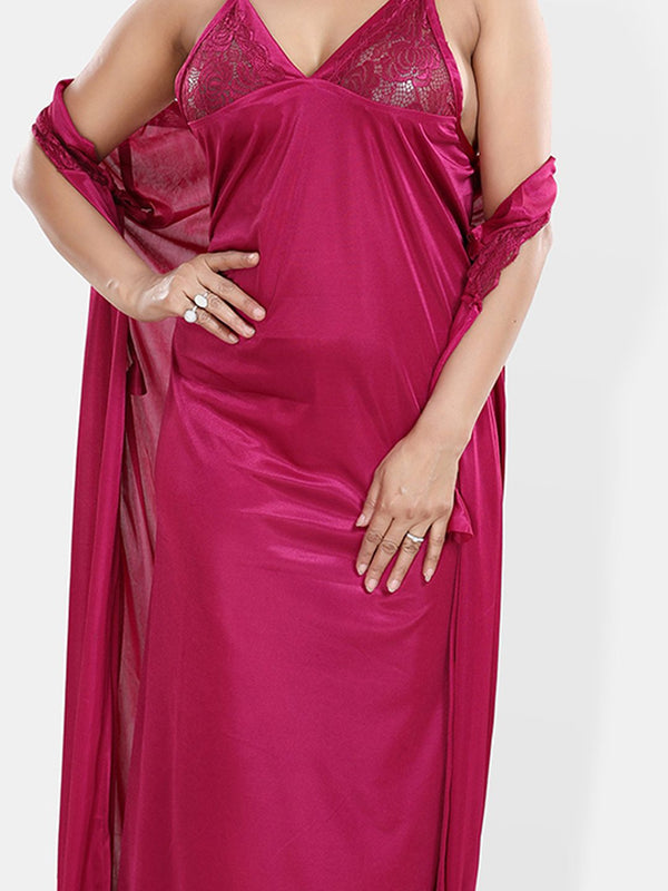Be You Magenta Maxi Nightdress