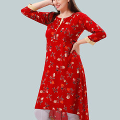 Be You Floral Printed Maternity Kurta