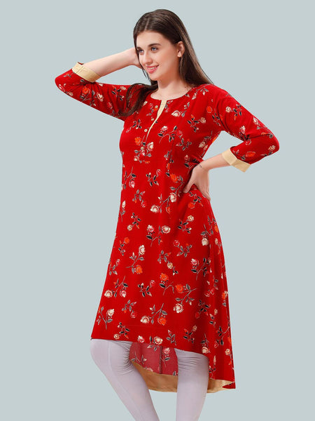 Be You Floral Printed Maternity Kurta