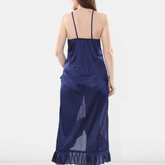 Be You Satin Wrap Nightdress With Robe