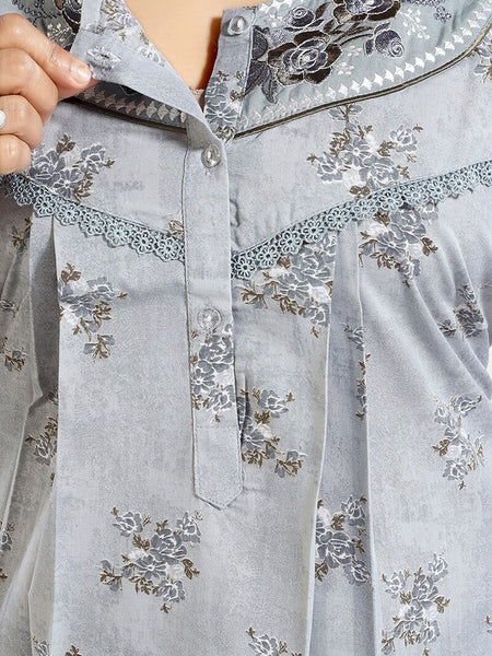 Be You Floral Printed Maxi Nightdress