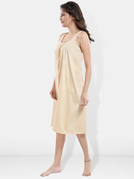 Be You  Sleeveless Cotton Nightdress